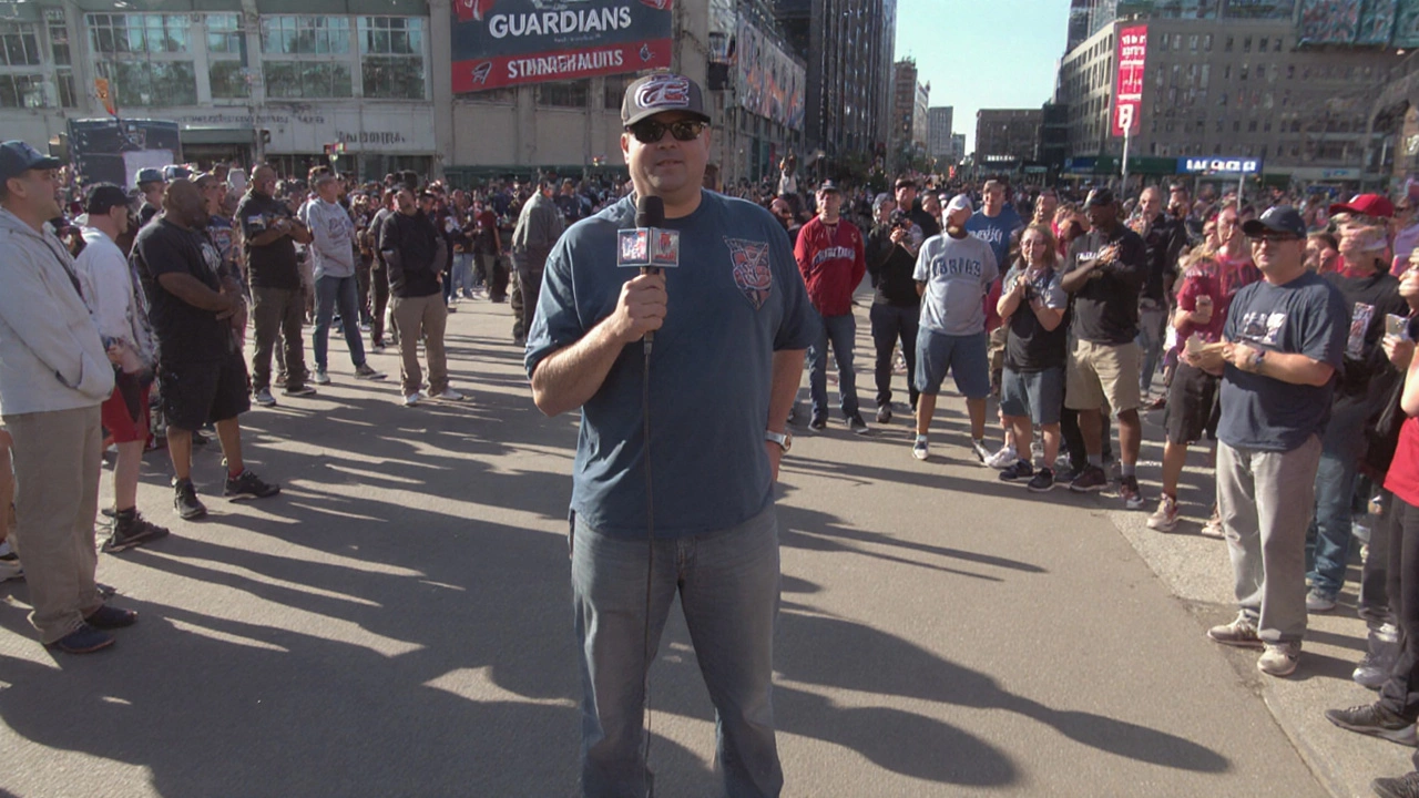 Cleveland Guardians' Final Push: Mike Polk Jr. Hangs Out with Fans as Division Race Tightens