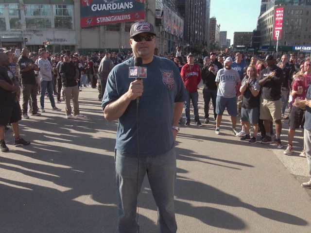 Cleveland Guardians' Final Push: Mike Polk Jr. Hangs Out with Fans as Division Race Tightens